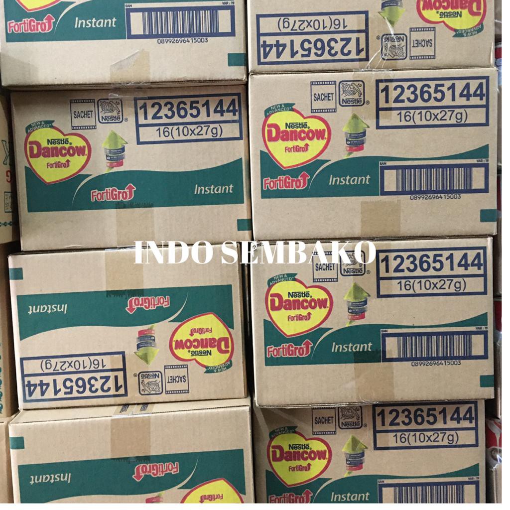 Dancow Putih Sachet 160 x 26g renceng / Susu Bubuk Dancow Putih rencengan / Susu Bubuk Dancow sachet