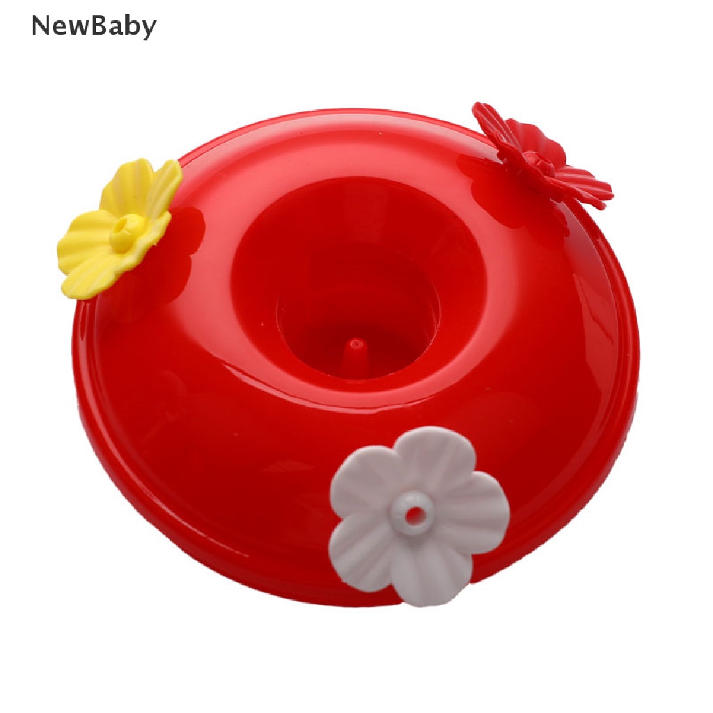 Newbaby 1pc Tempat Makanminum Burung Kolibri Model Gantung Bahan Plastik Untuk Kebunoutdoor