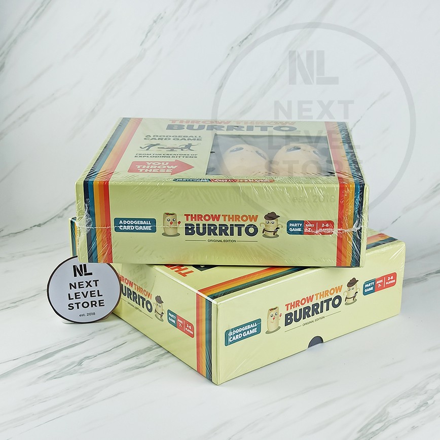 Throw Burrito Card Game Board Games by Exploding Kittens READY STOCK