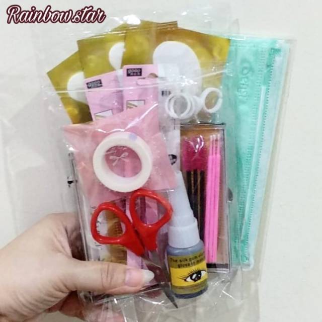 Paket Hemat Eyelash Extension 3d /5d / 8d / Tanam Bulu Mata Russian