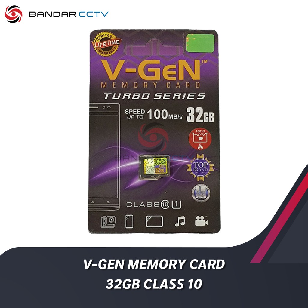 MEMORY CARD V-GEN MICRO SD 32GB CLASS 10