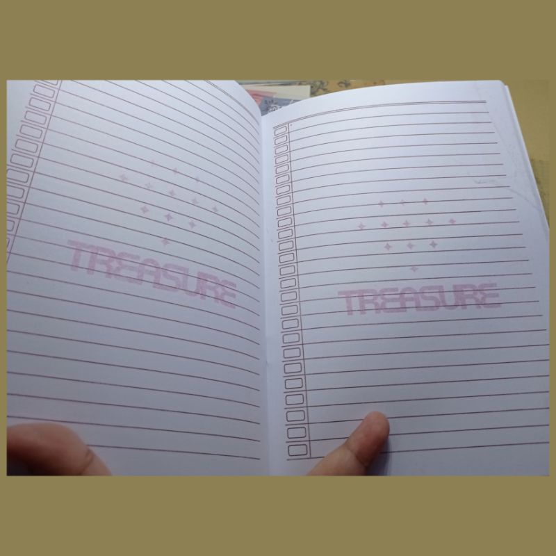 buku tulis treasure kpop
