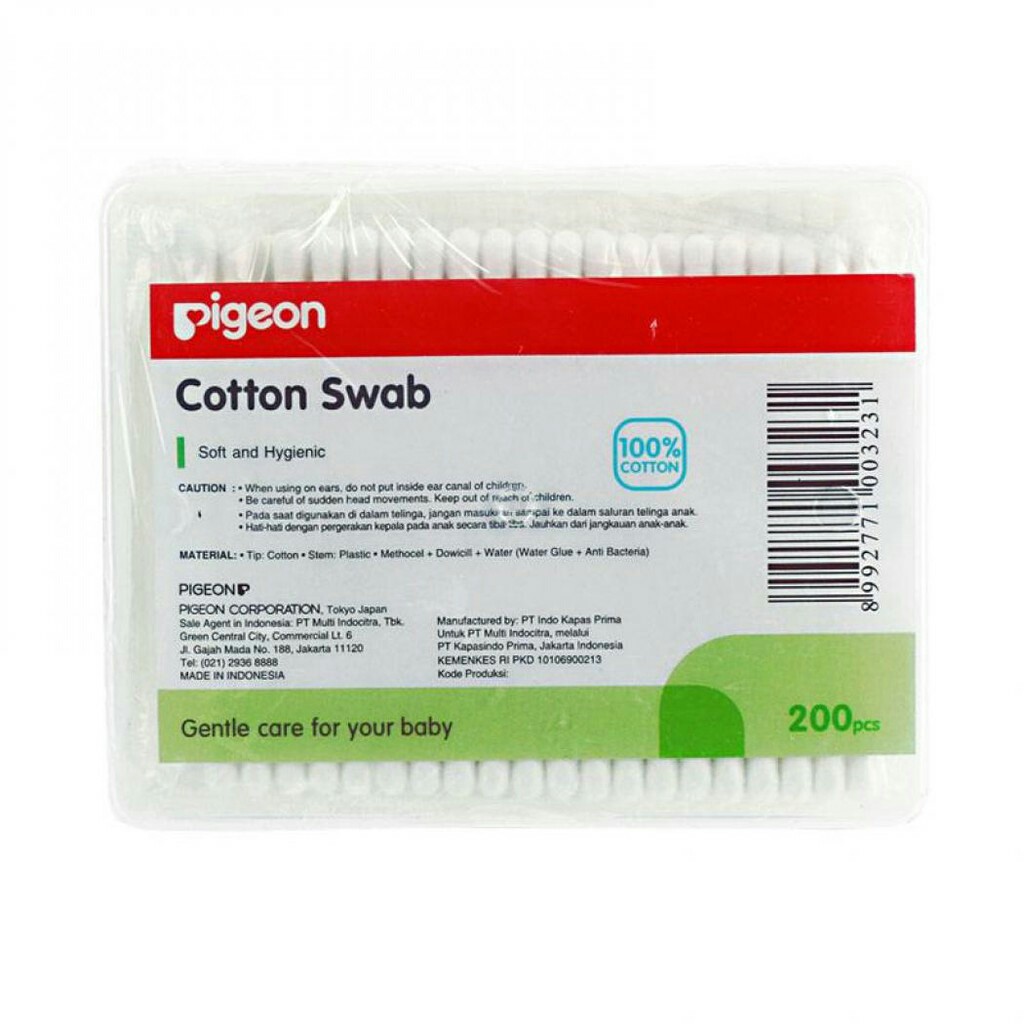 Pigeon Cotton Swab Isi 200 Pcs