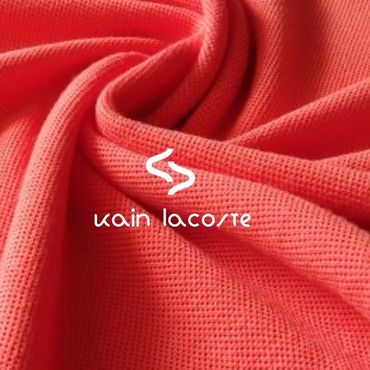 ㊤ Bahan Kain Lacoste / Pique 20s - Bahan Baju Polo - Premium Quality - 0.5meter ㄸ