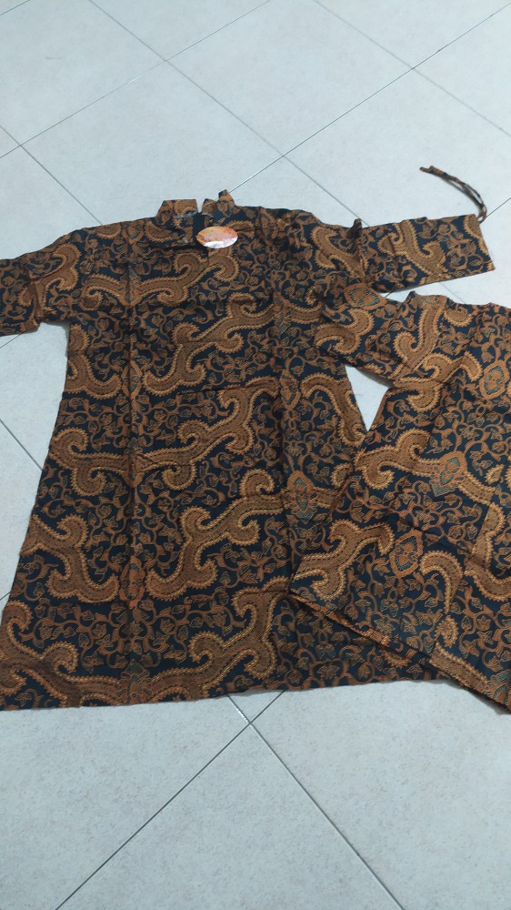 Cp Tunik Serut Sogan Kaktus/batik Kuliah/batik Modern / Batik