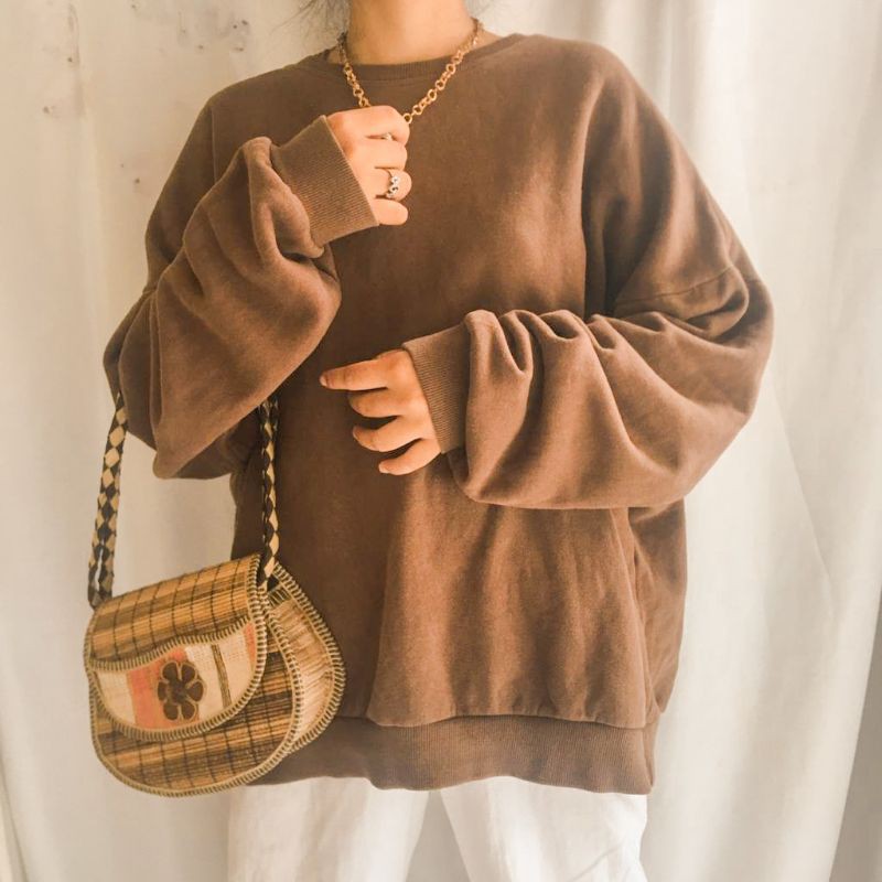 Able&co brown crewneck