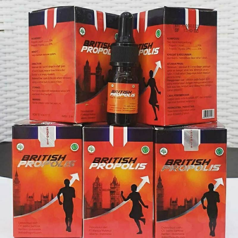 British Propolis - Propolis British Asli Original 100% Untuk Dewasa dan Anak Kids Terlaris