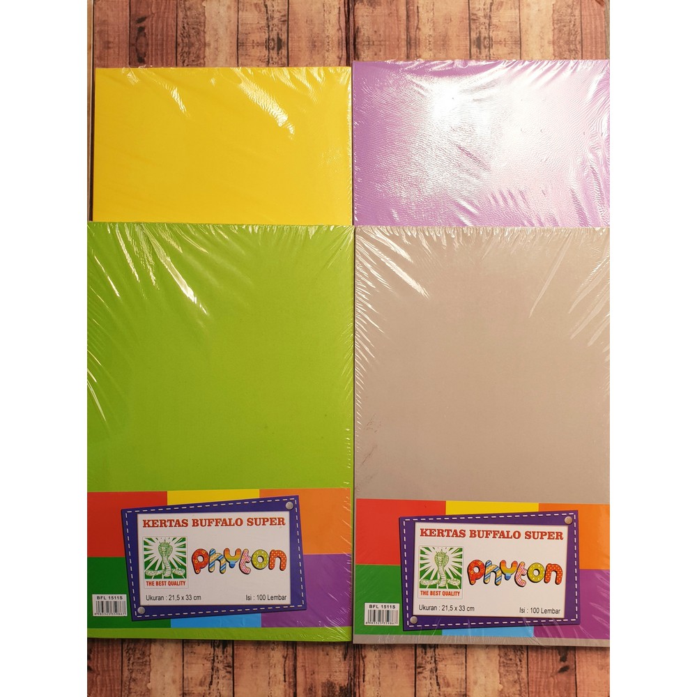 Kertas Cover Jilid F4 / Brief Card (BC) Phyton / Buffalo Super