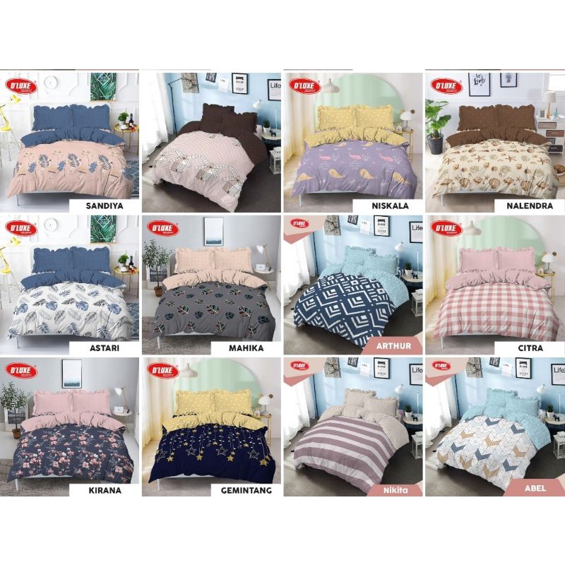BEDCOVER SET RUMBAI KINTAKUN UK 160CM