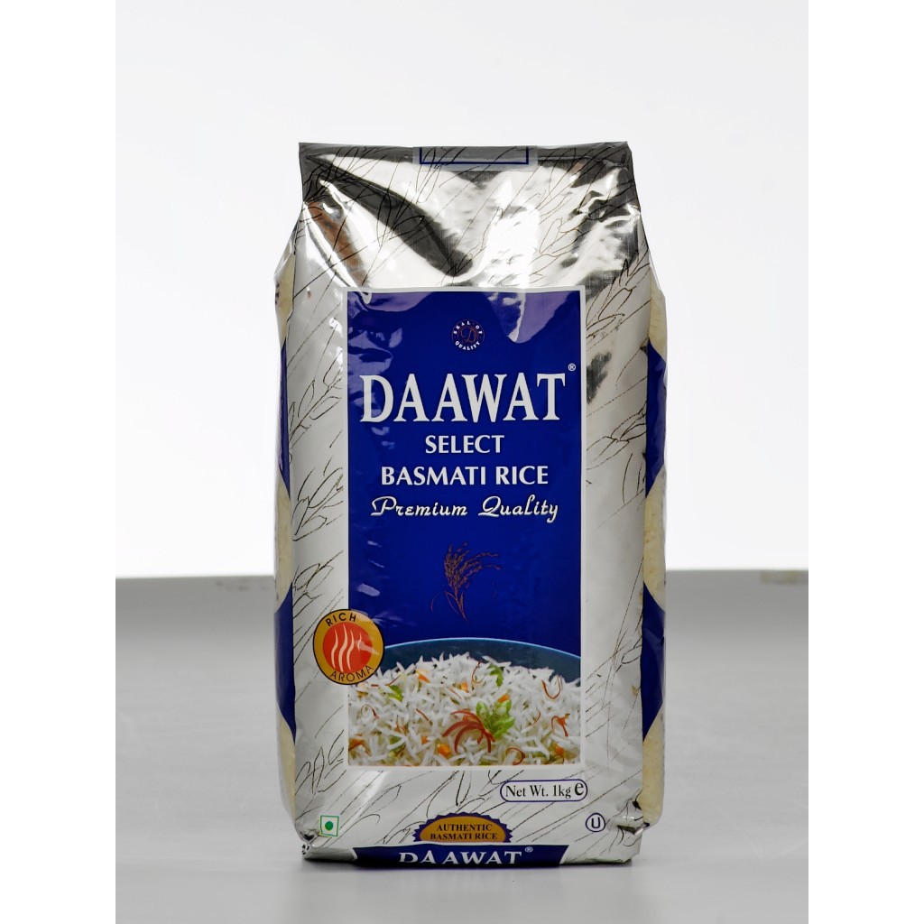 

Daawat Basmati Rice 1 KG / Beras Basmati Daawat Select 1 KG / Beras Ajaib