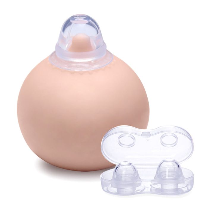 Silicone Nipple Corrector Cup Vakum Korektor Nipple Puller Penarik Puting Datar Tenggelam Silikon Ibu Menyusui