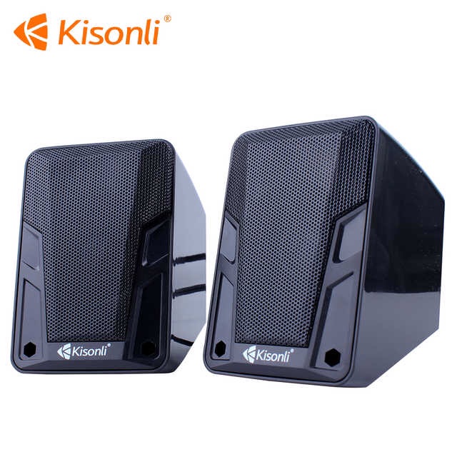 Kisonli A505 Mini USB AUX Super Bass Subwoofer Speaker 2.0 Channel Computer Speakers