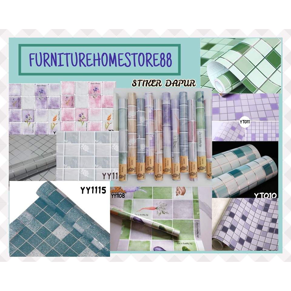 TERMURAH COD Stiker Dapur Kamar Mandi ANTI AIR TERMURAH COD Stiker Dapur Kamar Mandi ANTI AIR