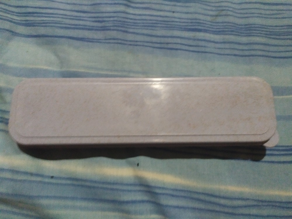 [ Gooddang ] Set Sendok Garpu Sumpit + Box Bahan Jerami Plastik - Paket Sendok Travel Wheat Straw