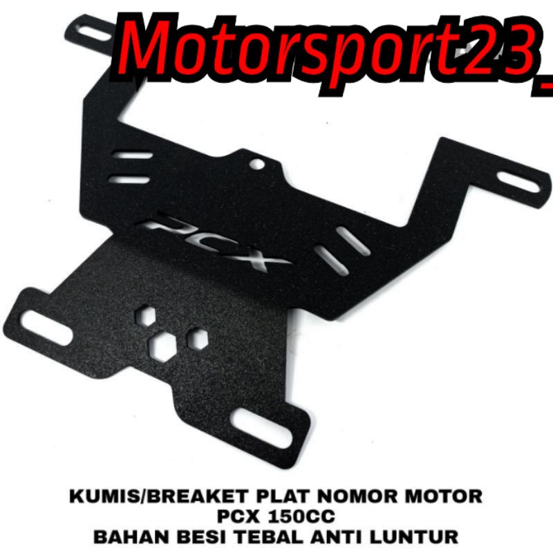 Kumis plat nomor PCX 150CC Breket plat nomor Dudukan plat nomor PCX 150