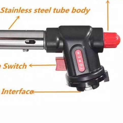 Kepala Gas Torch Butane Multi Purpose Flame Gun Semprotan Api
