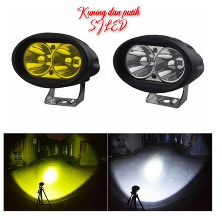 Lampu Tembak Sorot OWL LED 20 watt 2 mata 24v 12v motor mobil cree dc truk 12 volt 24 volt