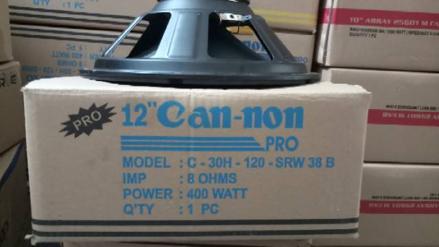 Speaker woofer cannon 12in model C-30H-120-SRW