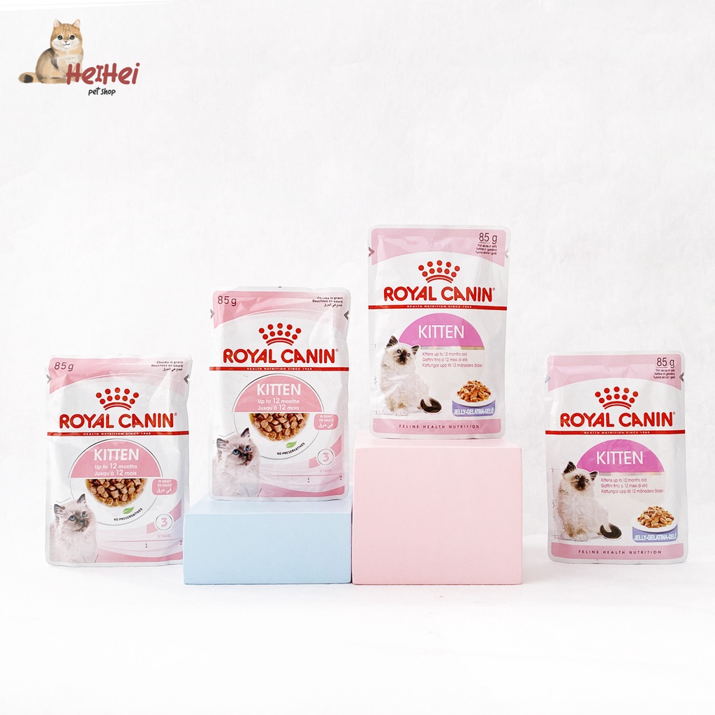 Royal Canin Kitten Pouch 85 gr - Makanan Basah Anak Kucing Wetfood Kitten Cat