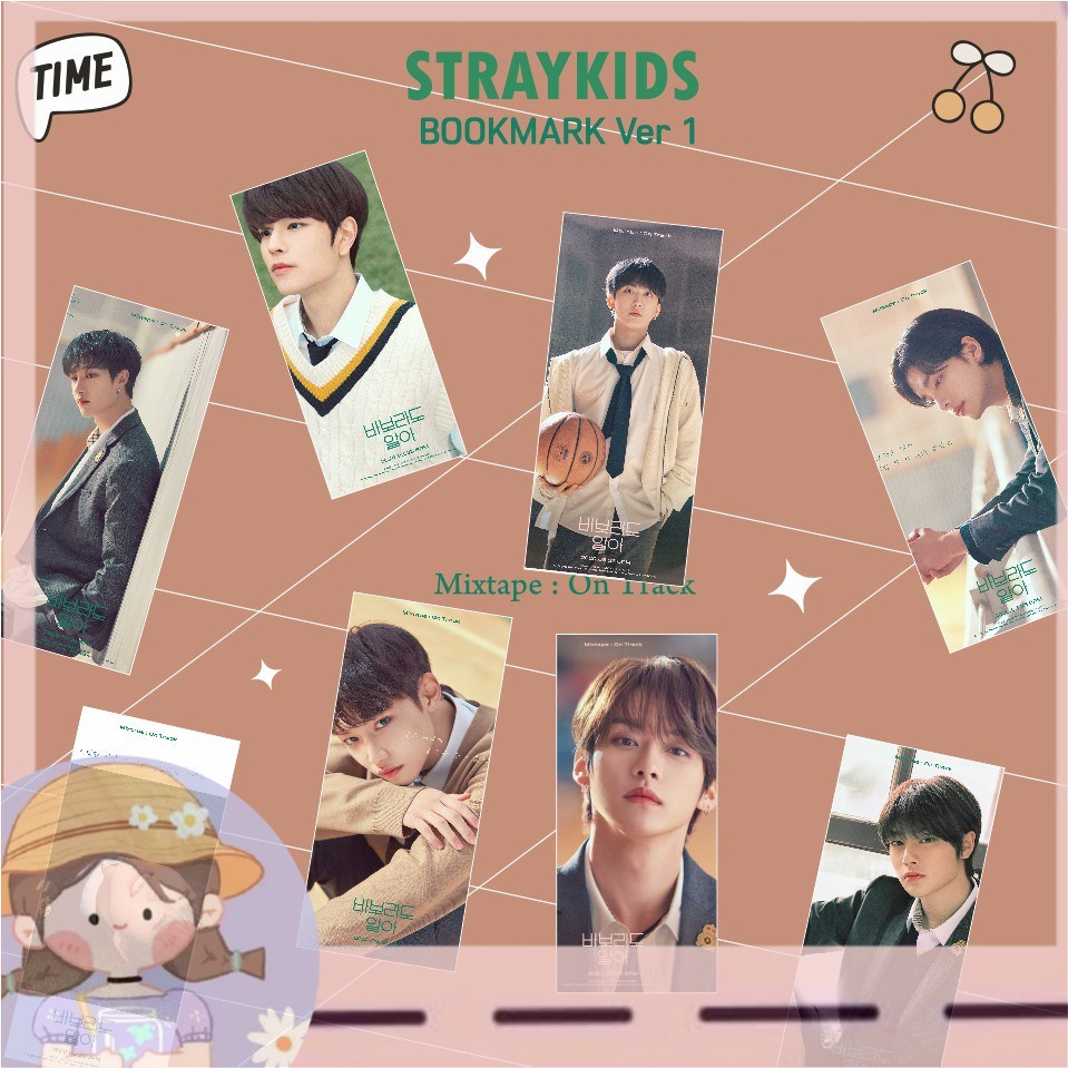 

(HNR)( READYSTOCK ) BOOKMARK STRAYKIDS Ver1