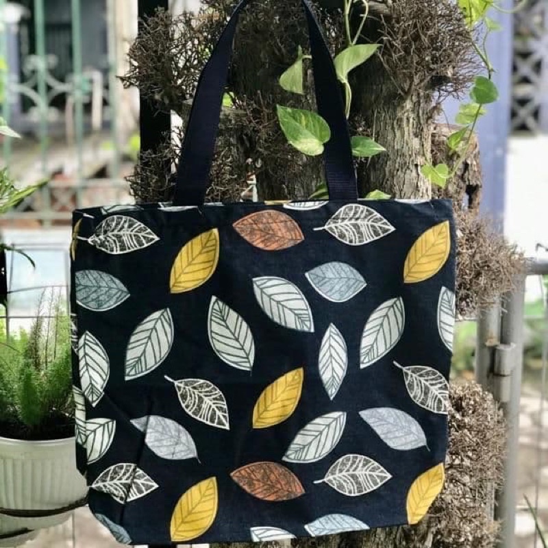 Tas Belanja Jumbo Kanvas Cantik