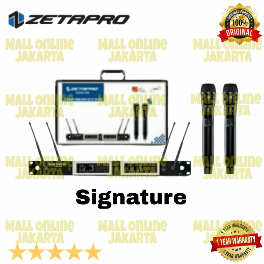 Mic wireless zetapro Signature Original Microphone wireles