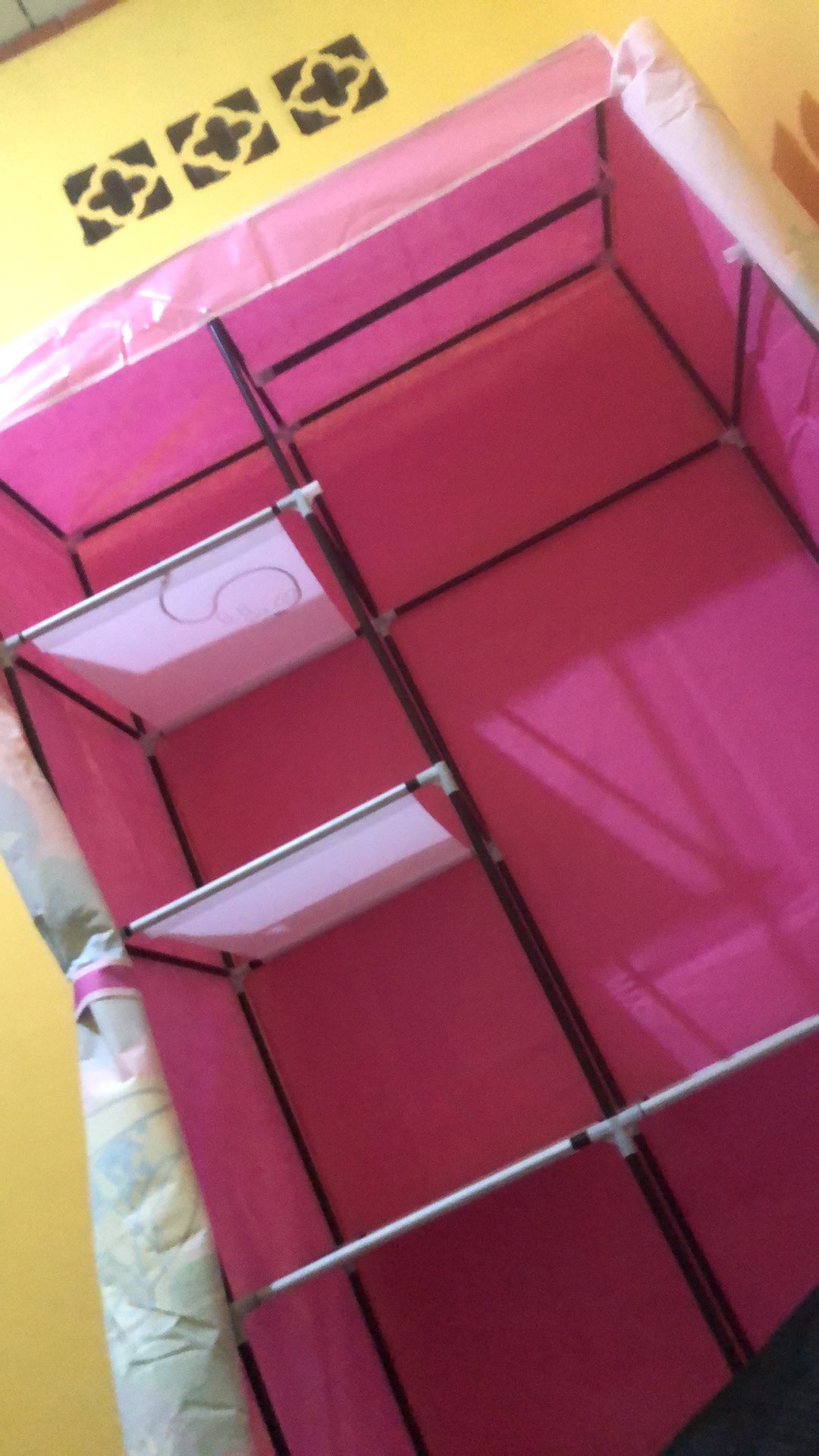 Toko Lemari/lemari Pakaian/lemari Portable Bongkar Pasang (105 Ciss) Shenar