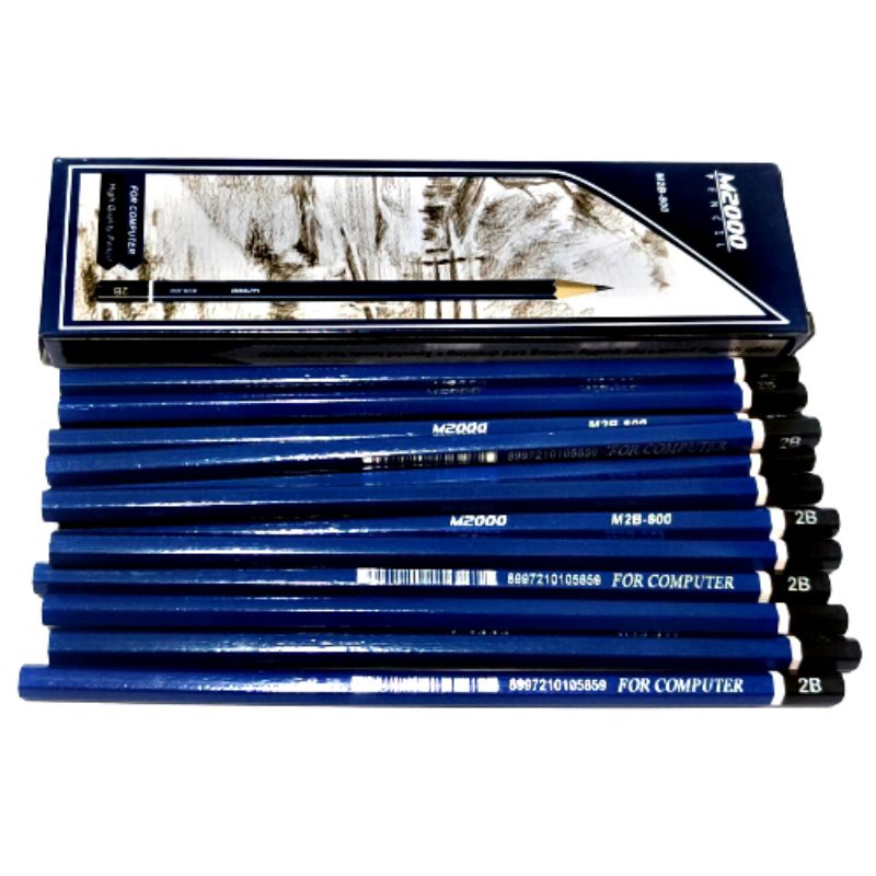 [ERA] Pensil 12pcs Pensil 2B For Computer High Quality M2000