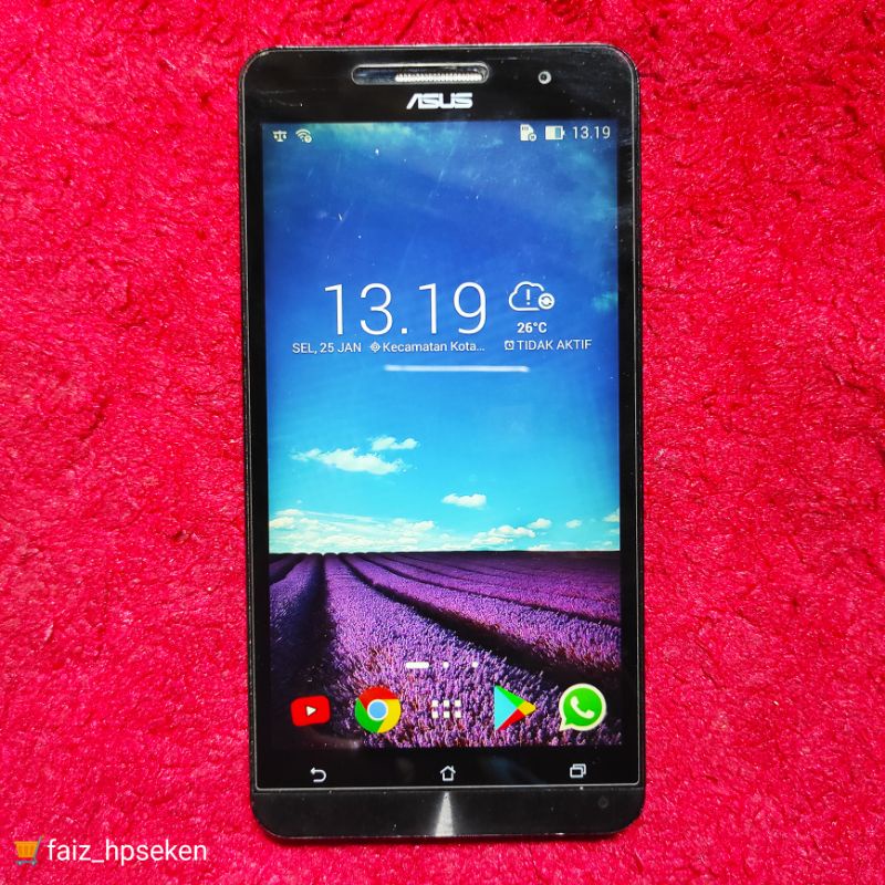 Asus Zenfone 6 Ram 2/16 Layar 6 inch Hp Android Second Normal Siap Pakai