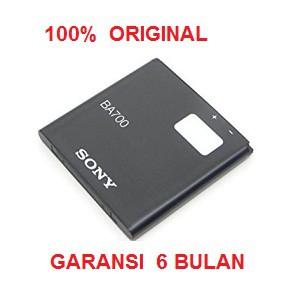 Baterai batere Sony BA700 / Xperia E, Miro, Tipo, dll ori100%