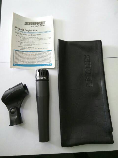 Shure SM-57 Dynamic Mikrophone, Original Garansi 1 Tahun