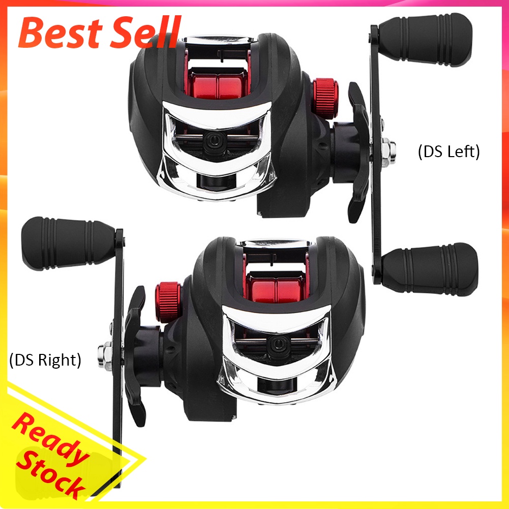 Metal Spool Baitcasting Reel 8kg Drag 7.2/1 High Speed Saltwater Fish Wheel