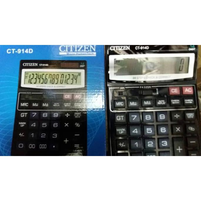 

Kalkulator CITIZEN Jumbo 14 Digit Calculator CT-914D