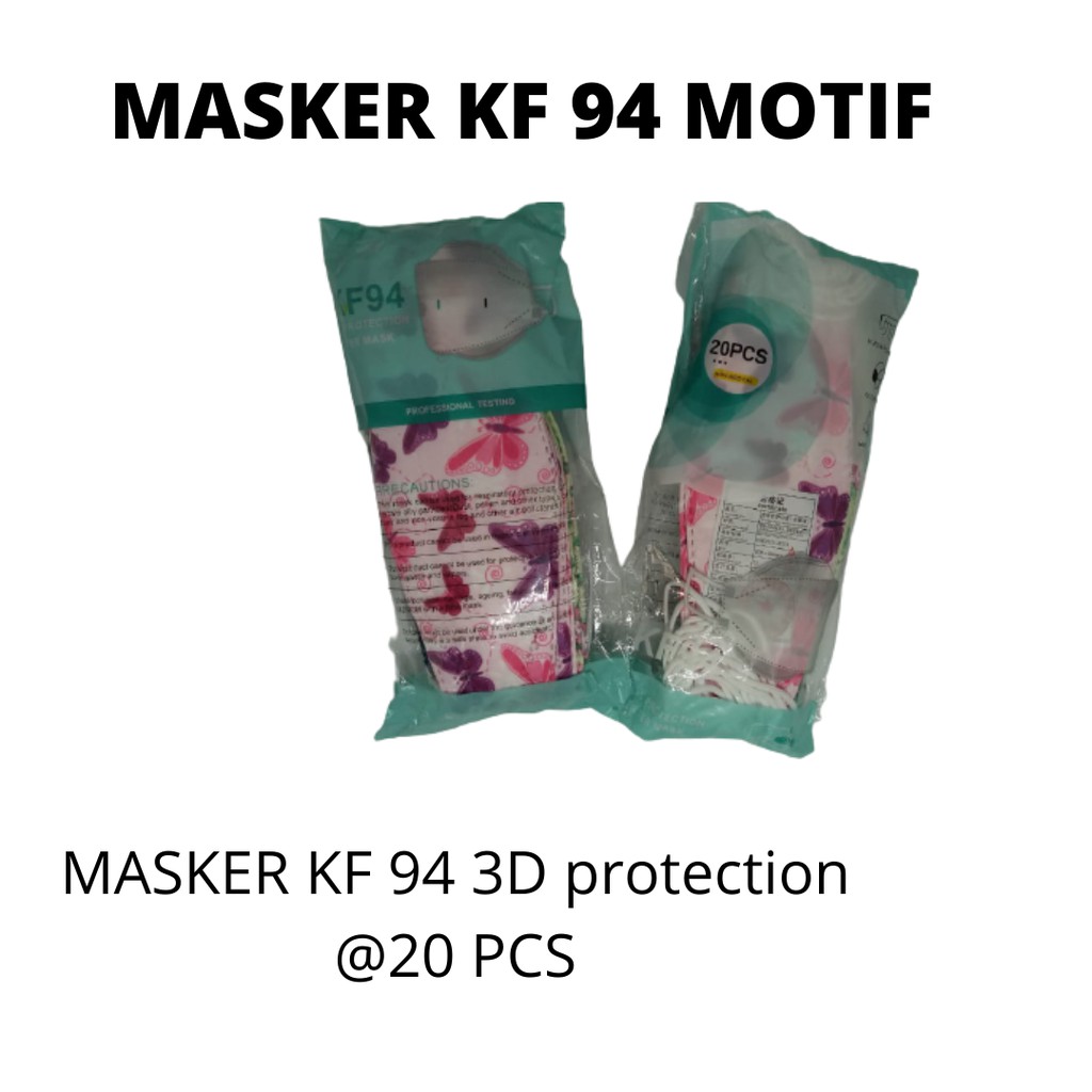 MASKER KF 94 DEWASA MOTIF