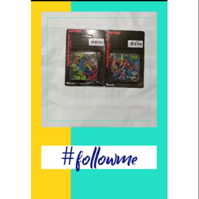 

Push pin joyko pp30tr Min order 4 dapatkan harga Termurah disini