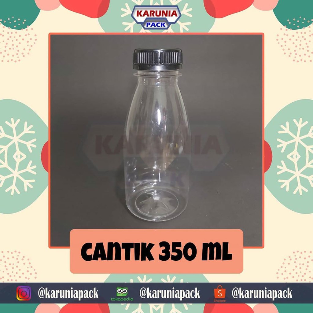 Botol Cantik Tutup Besar 350ml