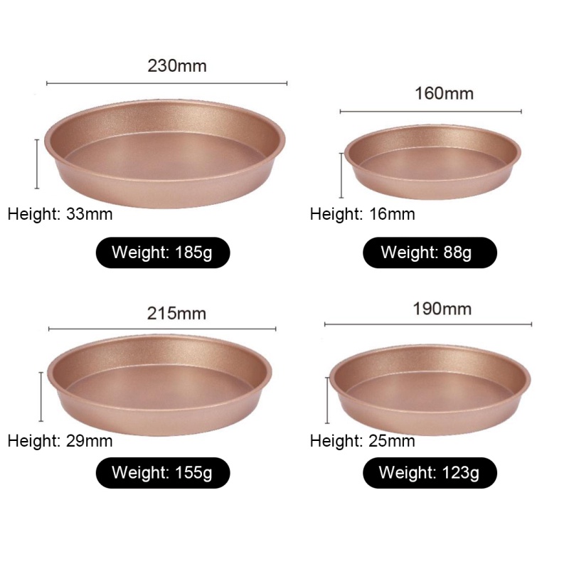 Cetakan Kue Bentuk Bulat Ukuran 6 / 7 / 8 / 9 Inch