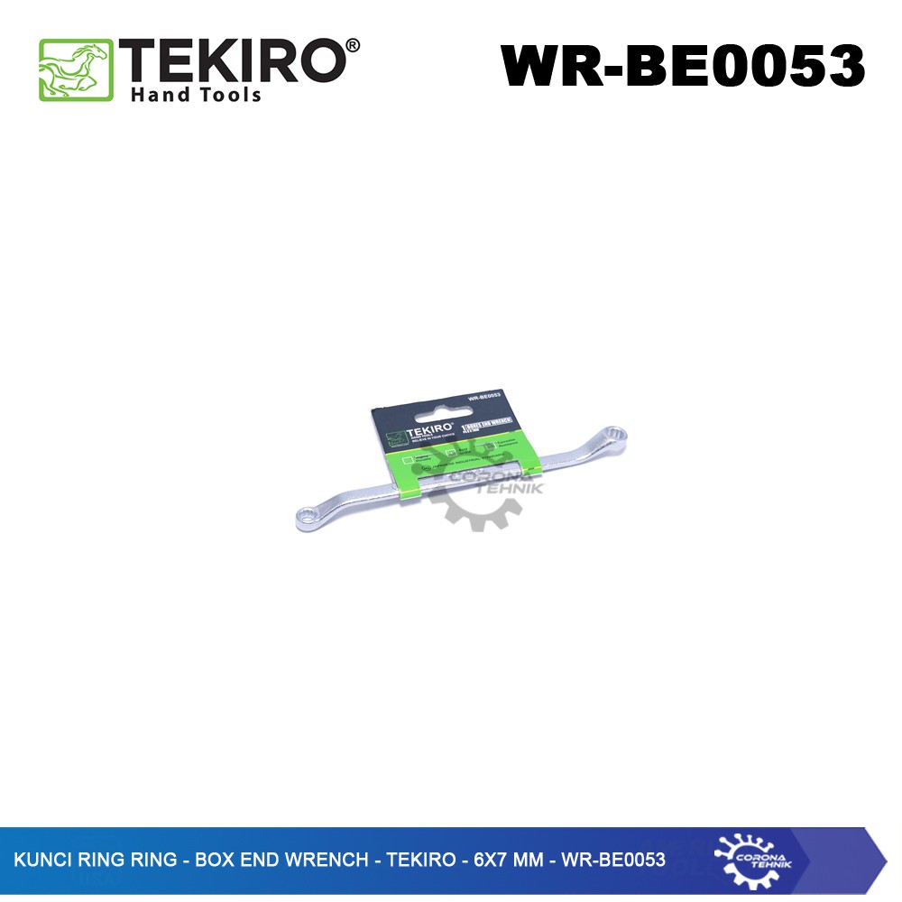 WR-BE0053 - Kunci Ring Ring - Box End Wrench - Tekiro - 6x7 mm