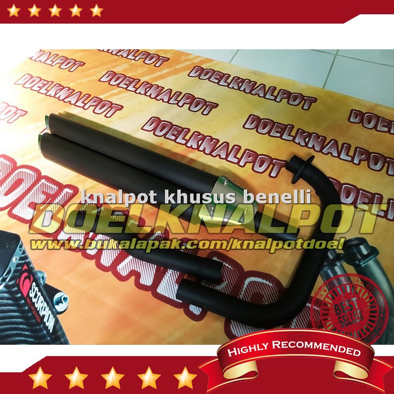 Harga Knalpot Model Harley For Benelli Motobi Evo 200 dan Efi 200