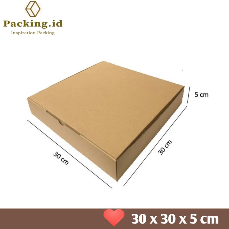 

(Min 5pcs) Box Pizza 30 x 30 x 5 cm/Box Hampers/Hampers/Packing/Kardus Packaging/Box Packing/Packing Olshop