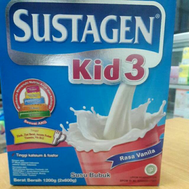Sustagen Kid 3 1200gr,Vanila