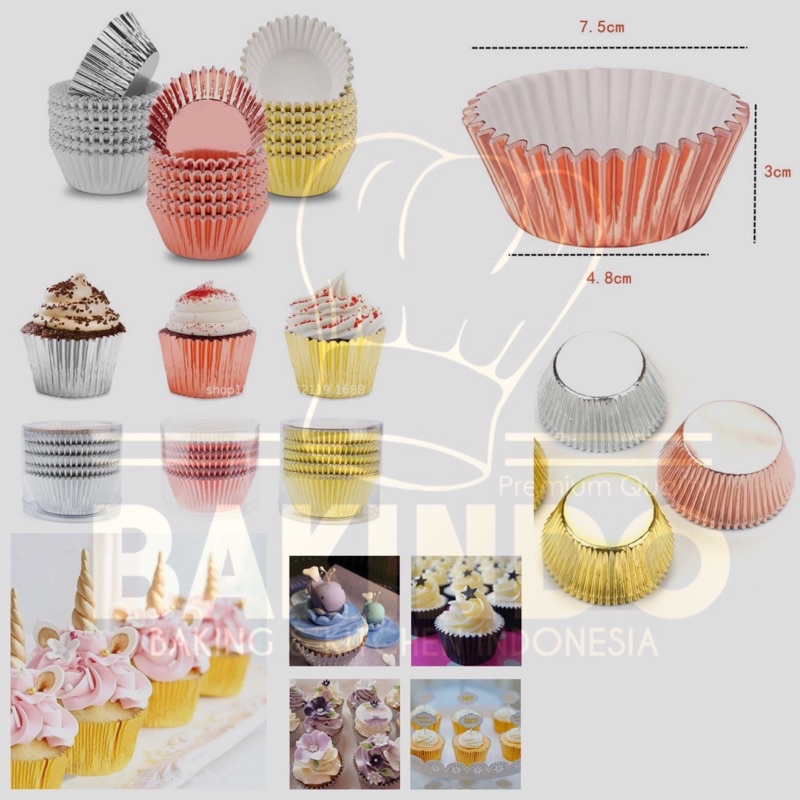 Kingsbakeware CUPCAKE CASE KERTAS 100 pcs