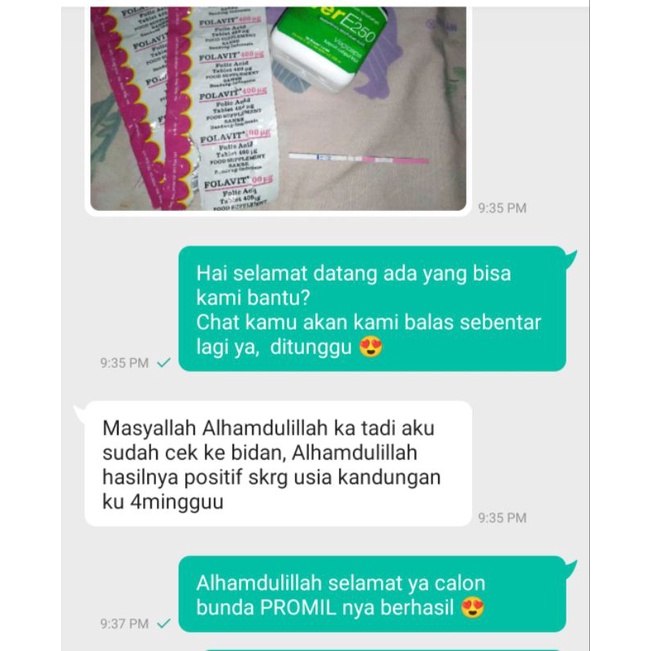 PAKET PROMIL 30 HARI PROGRAM HAMIL 3 STRIP FOLAVIT DAN EVER E BOTOL ASAM FOLAT DAN ANTIOKSIDAN UNTUK PROGRAM KEHAMILAN