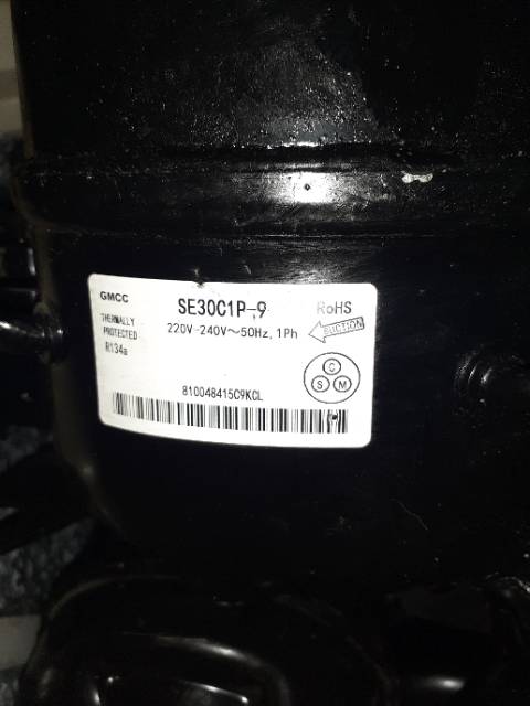 compressor kulkas 1 pintu sharp