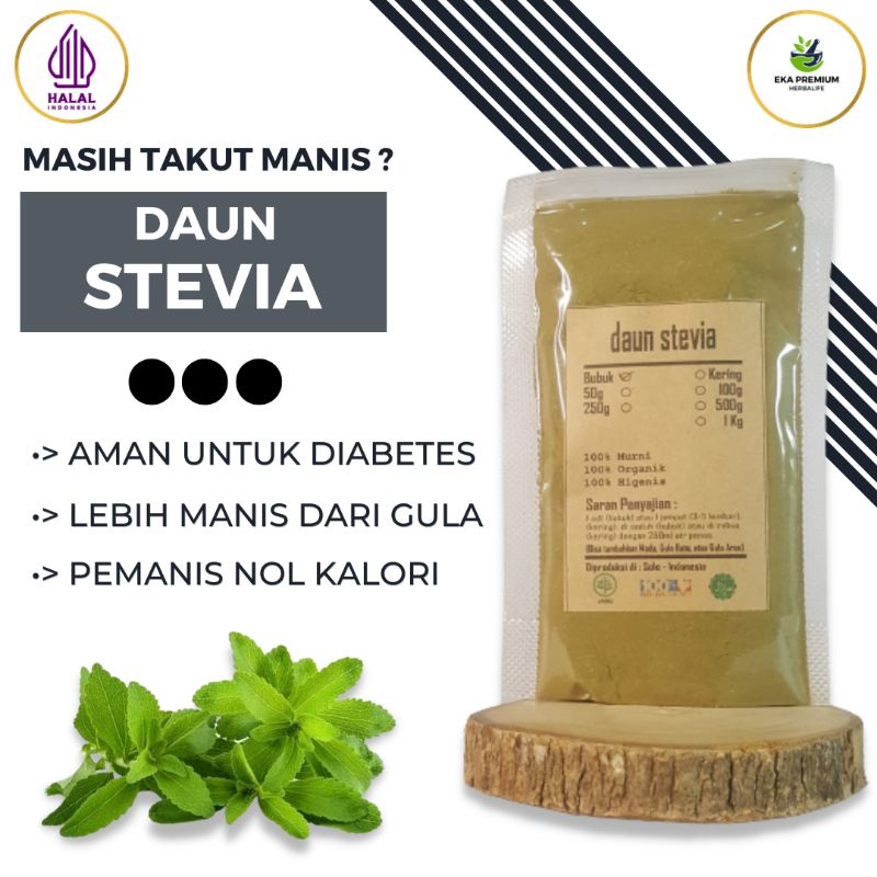 

Daun Stevia Bubuk Gula Herbal Diabetes Rendah Kalori Pengganti Pemanis Alami Rempah Rempah Penyedap Rasa Murni Asli Praktis