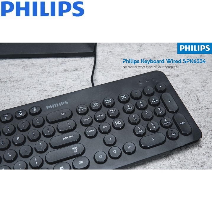 Philips K334 Keyboard Wired USB K-334