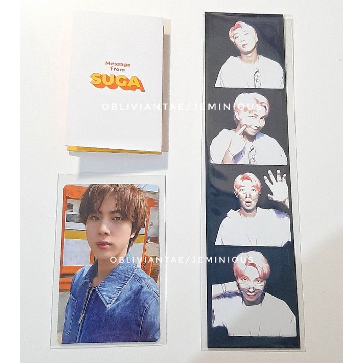BTS JIN SUGA RM BUTTER POB PHOTOSTRIP