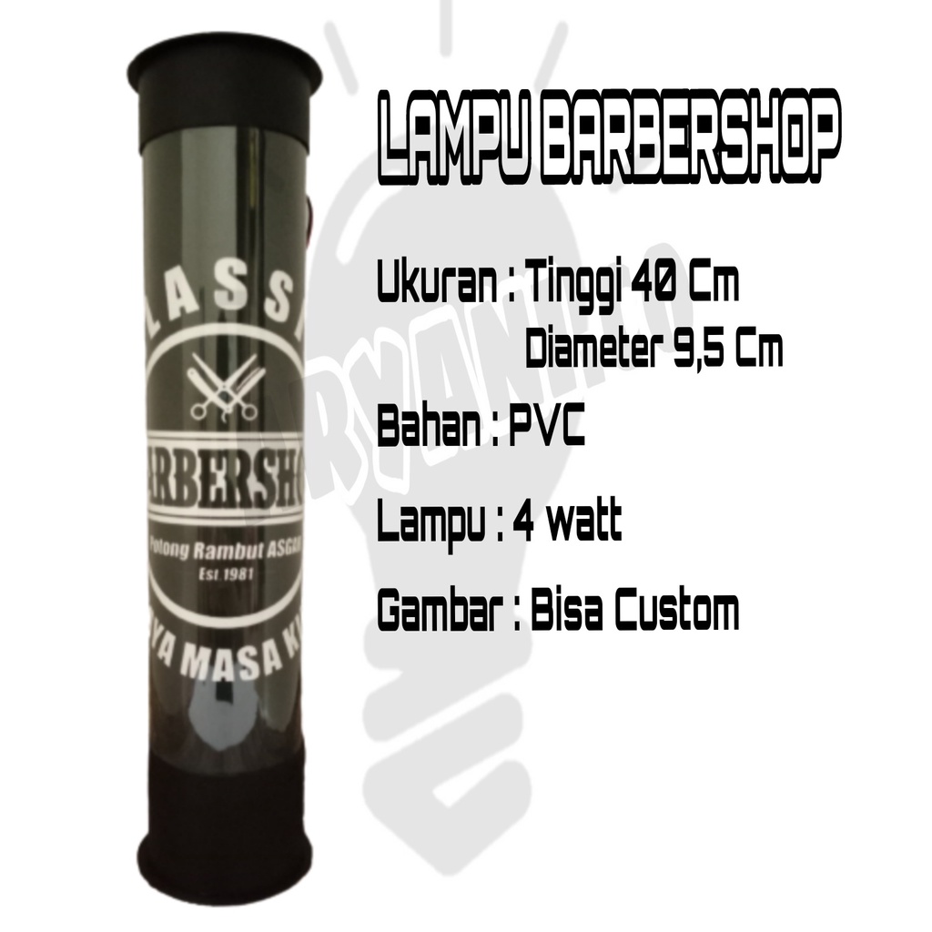 lampu barbershop barber gantung