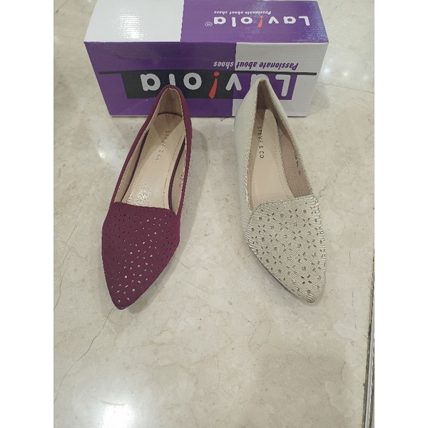 Sepatu hak 3 cm laviola