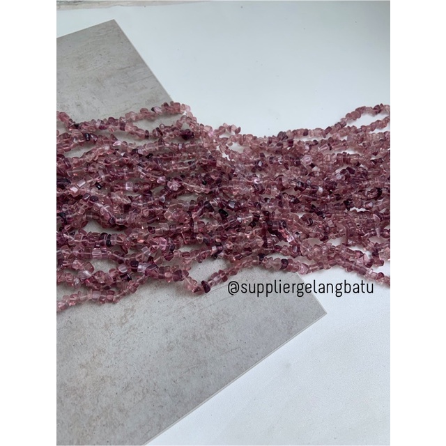 kerikil Batu alam violet quartz kuarsa ungu 1cm pecahan kristal bahan bahan kalung gelang anting strap mask kerajinan tangan craft citayam fashion week etink vintage elegan bali